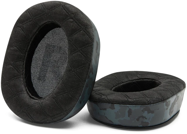 Alt view image 7 of 7 - Freeze G Pro X - Angled Cooling Gel Earpads for Logitech Gpro X Made by Wicked Cushions Extreme Comfort, Angeled Design, New Freeze V2 Cooling Fabric, Extra Thick Black Camo