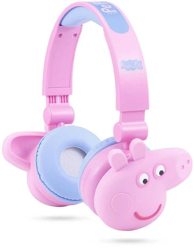 Main image of Peppa Pig - Kids Bluetooth Headphones, Wireless Over Ear, Volume Limiting