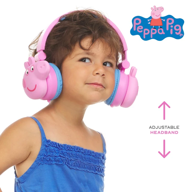 Alt view image 2 of 7 - Peppa Pig - Kids Bluetooth Headphones, Wireless Over Ear, Volume Limiting
