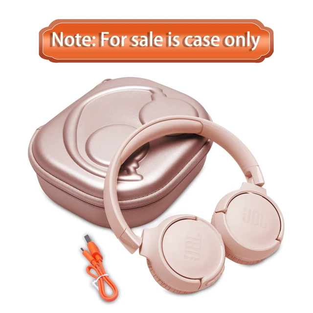 Alt view image 4 of 7 - Case for JBL Tune 530BT/730BT/770NC/510BT/520C/670NC Headphone Rose Gold Hard Carrying Travel Case for JBL Live 670NC/770NC/680NC/780NC Headphones