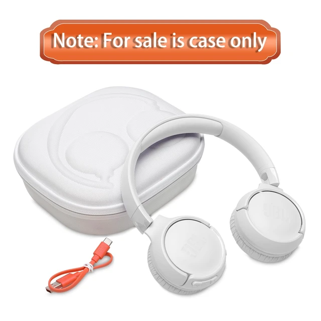 Alt view image 6 of 7 - Case for JBL Tune 530BT/730BT/770NC/510BT/520C/670NC Headphone White Hard Carrying Travel Case for JBL Live 670NC/770NC/680NC/780NC Headphones