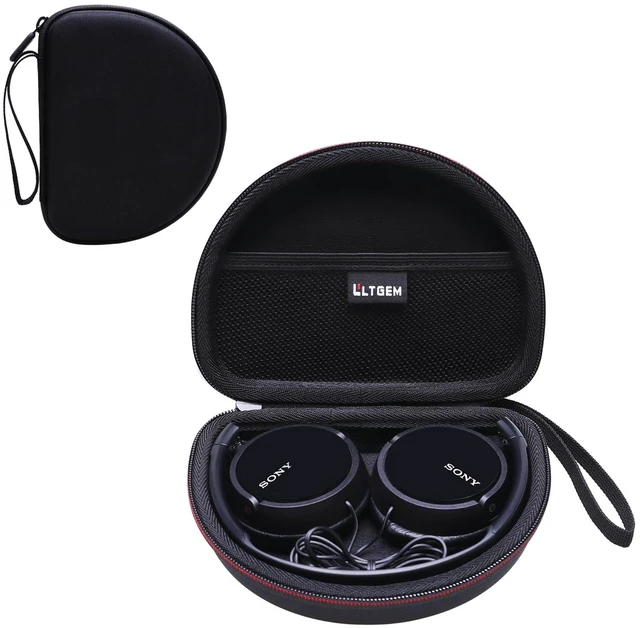 Main image of LTGEM Case Compatible with Sony MDR-ZX110 / MDRZX110AP / MDRZX110NC / MDR-ZX310AP ZX Series Wired On-Ear Headphones, Black(Case Only)