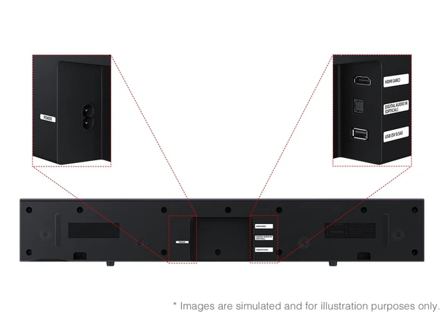 Alt view image 7 of 7 - HW-B400F B-Series Soundbar, 2.0ch with Built-in Woofer, Voice Enhance & Night Mode, Surround Sound Expansion