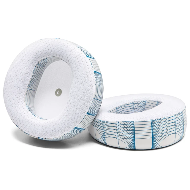 Alt view image 6 of 7 - Freeze Maxwell Gen 1 - Cooling Gel Earpads for Audeze Maxwell 1 Made by Wicked Cushions Elevate Comfort, Durability, Thickness & Sound Isolation for Gaming Ivory Tide