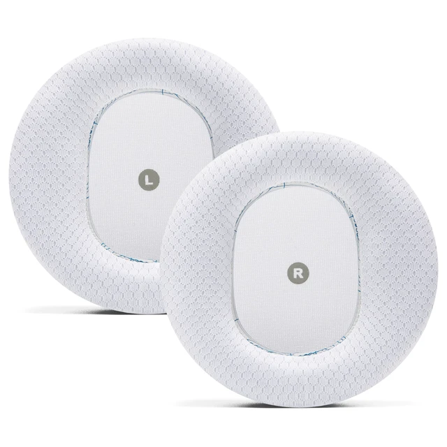 Alt view image 7 of 7 - Freeze Maxwell Gen 1 - Cooling Gel Earpads for Audeze Maxwell 1 Made by Wicked Cushions Elevate Comfort, Durability, Thickness & Sound Isolation for Gaming Ivory Tide
