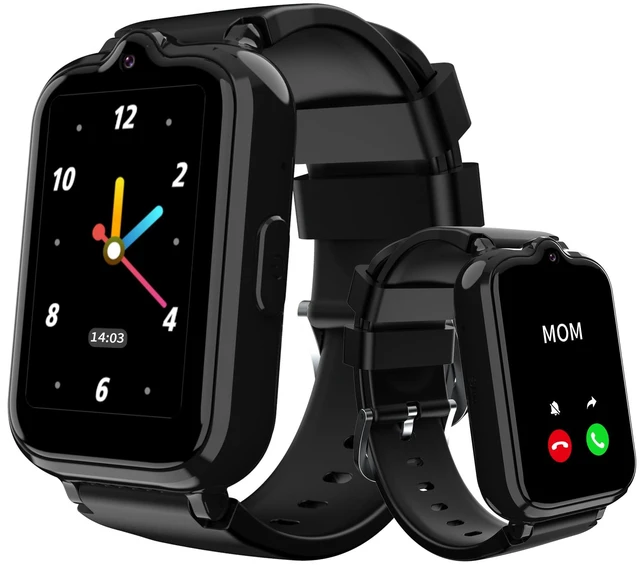 Main image of 4G Kids Smart Watch GPS Tracker, Smart Watch for Boys Girls Ages 5-12 Video Call Voice Chat Parental Controls Pedometer SOS Alarm Calculator Camera Waterproof HD Touch Screen Watch Gifts for Kids