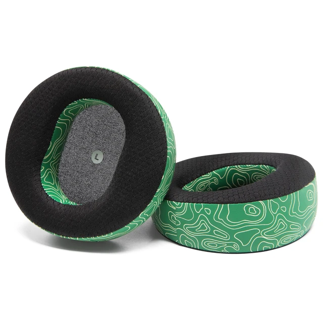 Alt view image 6 of 7 - Freeze Maxwell Gen 1 - Cooling Gel Earpads for Audeze Maxwell 1 Made by Wicked Cushions Elevate Comfort, Durability, Thickness & Sound Isolation for Gaming Emerald Tide