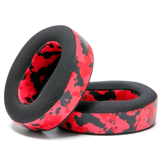 Alt view image 6 of 7 - Freeze Maxwell Gen 1 - Cooling Gel Earpads for Audeze Maxwell 1 Made by Wicked Cushions Elevate Comfort, Durability, Thickness & Sound Isolation for Gaming Red Camo