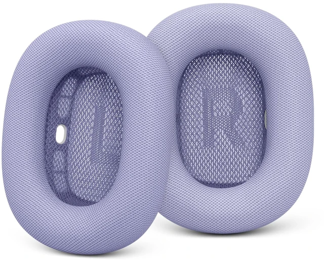 Main image of Upgraded Ear Cushions Replacement Earpads for AirPods Max 1 & 2 Headphones, Protein Leather Ear Pads Cover with Memory Foam and Magnet for AirPods Max 1 & 2 (Purple)