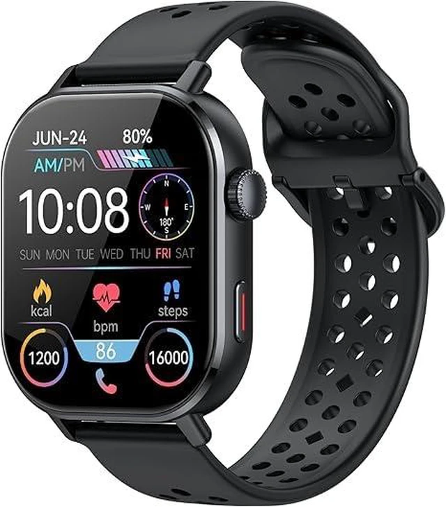 Main image of Smart Watch for Men Women (Answer/Make Calls), 2026 New Fitness Tracker Built-in GPS, 2.06"HD Fitness Watch with 110+ Sports Modes, Heart Rate/Sleep Monitor, 5ATM Waterproof for Outdoor Android iOS
