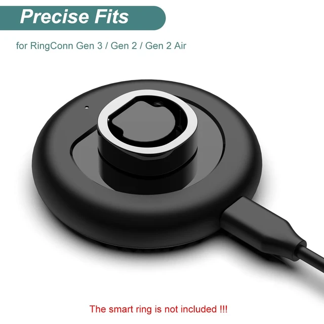 Alt view image 3 of 7 - Charger for RingConn Gen 3/Gen 2/Gen 2 Air Smart Ring Fast Charging Dock for All Size 6/7/8/9/10/11/12/13/14/15