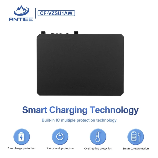 Alt view image 5 of 7 - CF-VZSU1AW Battery Replacement for Panasonic Toughbook CF-33 Series Compatible with CF-33MK1 CF-33AEHFATG CF-33AEQGATG CF-33AEHFZTN/GATG CF-33LEHFAT3/GAT3 CF-VZSU1AJS CF-VZSU1AR 1950mAh 21.65Wh