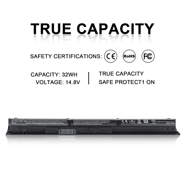 Alt view image 5 of 7 - VI04 756743-001 Battery Compatible with HP ProBook 440 G2 450 G2 TPN Q140 Q139 Q141 Q142 Q143 fit for HP Envy 14 15 17 Series 756743-001 756745-001 756479-421