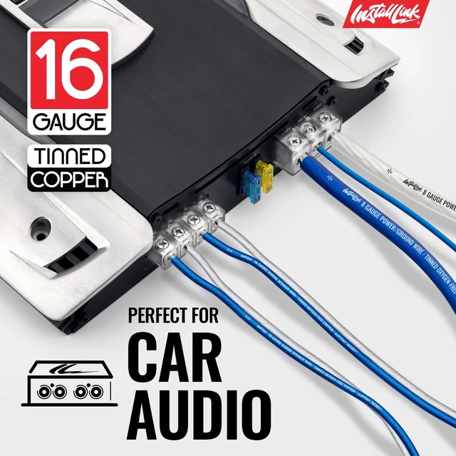 Alt view image 4 of 7 - 16 AWG Gauge (Tinned OFC) Marine Speaker Wire (50 Feet) 16/2 Tinned Oxygen Free Copper Speaker Cable, 2-Conductor, for Boat, Watercraft, RV, Off-Road, Car Audio Amp or Home Theater