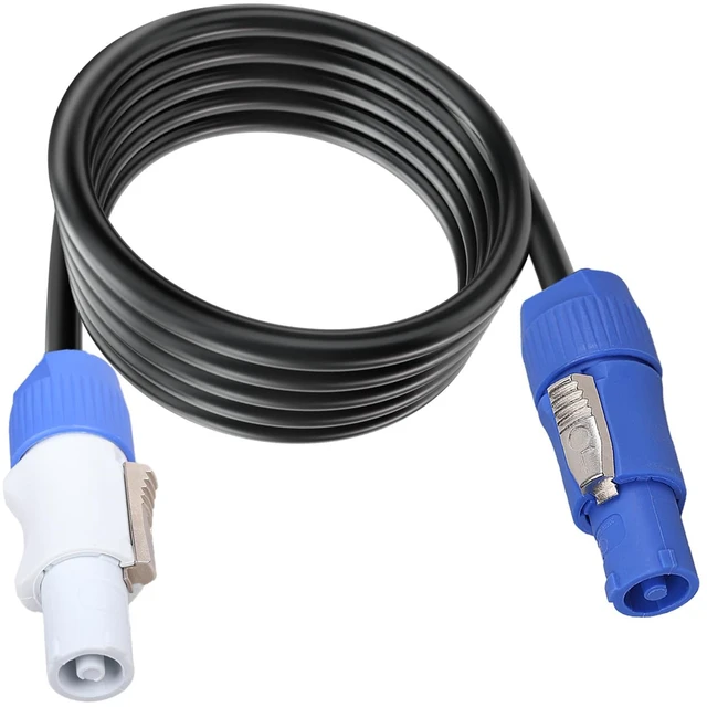 Main image of 3 Pin PowerCon Power Cable AC PowerCon Input to Output 12AWG Power Extension Cable Fits for Stage Light,LED Screen Beam Moving Head Light, Audio Video Equipment and More (3.05M/10FT)