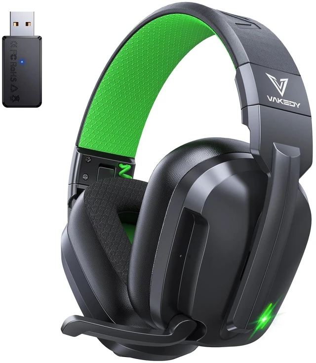 Main image of Wireless Gaming Headset for PS5,PS4,PC,Switch, 2.4GHz USB & BT 5.4 Noise Canceling Mic, Lossless Audio-50H Batt, Works with PS4, Mac & Mobile, Ideal for Fortnite & Call of Duty & RGB