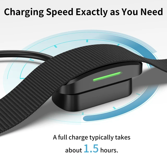 Alt view image 4 of 6 - Charging Dock Compatible with Hume Band 2.0 Charger Replacement with USB-A Replacement Hume Health Band Charger Accessories with 3.3FT/1M USB/A Cable for Humehealth Band Fitness Tracker 2.0