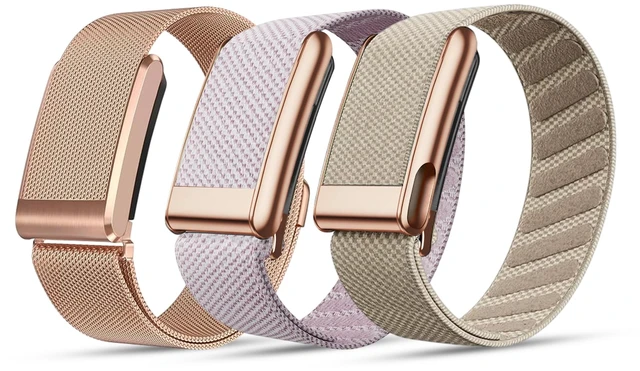 Main image of For Her Women WHOOP 5.0 Bands Multi-Pack 3 Pack Stylish Wrist Straps, Flexible All-Day Comfort with Adjustable Stainless Steel Slider Designed for Everyday & Active Wear