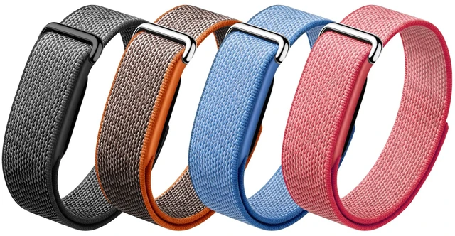 Main image of 4 Pack Band Compatible with Google Fitbit Air Band for Women Men, Braided Nylon Loop Sport Breathable Replacement Wrist Strap Compatible with Fitbit Air Screenless Fitness Tracker
