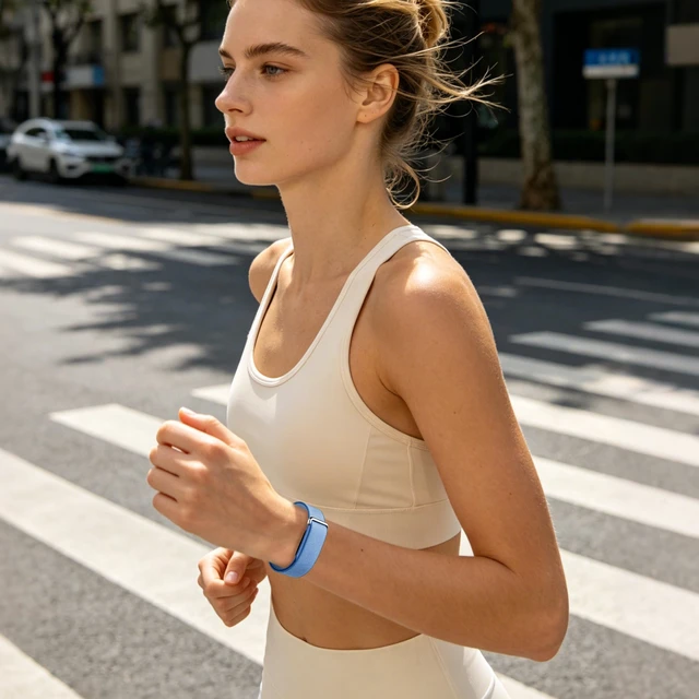 Alt view image 5 of 6 - 4 Pack Band Compatible with Google Fitbit Air Band for Women Men, Braided Nylon Loop Sport Breathable Replacement Wrist Strap Compatible with Fitbit Air Screenless Fitness Tracker