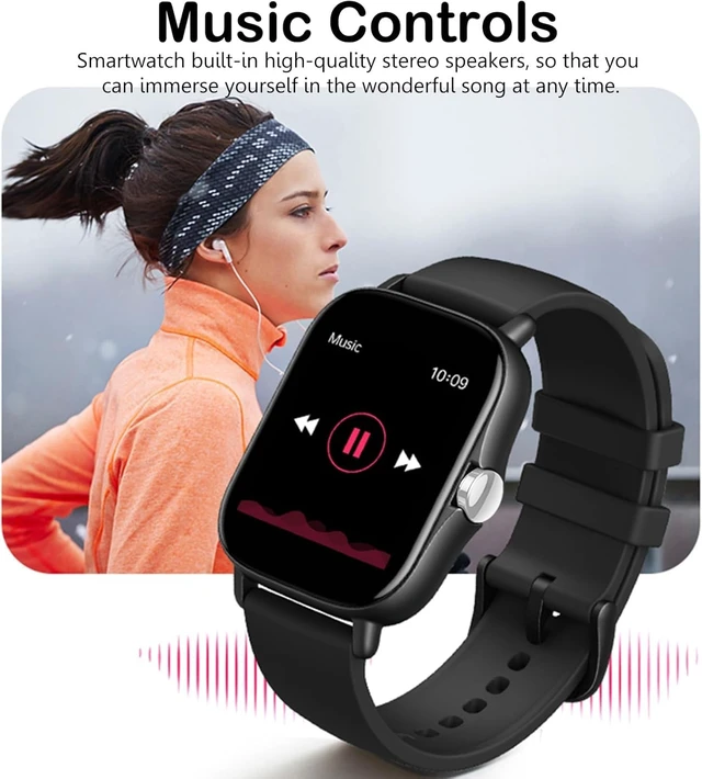 Alt view image 7 of 7 - Smart Watch, 1.81" Upgraded Full Touchscreen Smart Watch for Android iPhones with Bluetooth Call, Sleep Tracker, Multiple Sports Fitness Tracker with Smart Watches for Women Men (Black)