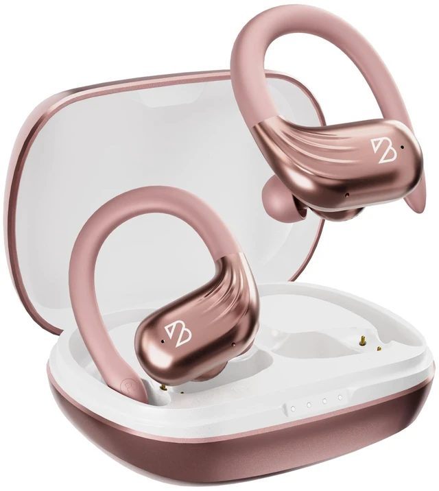 Main image of Runner Wireless Running Earbuds, Earbud Over Ear Hooks 80-Hour Long Battery Life, Water-Resistant Wireless Running Headphones. Bass Boost, Bluetooth 5 Wireless Charging Case