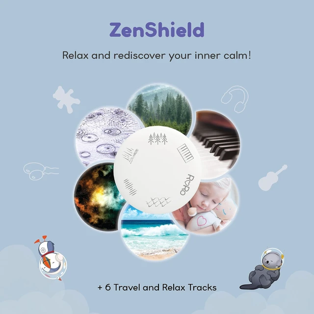 Alt view image 6 of 7 - Storytelling Foldable Bluetooth Kids Headphones-Intro Bundle with ZenDisk and PlayShield, Perfect for Travel, Learning, Screen-Free Entertainment, Stories and Music by Onanoff (Grey)