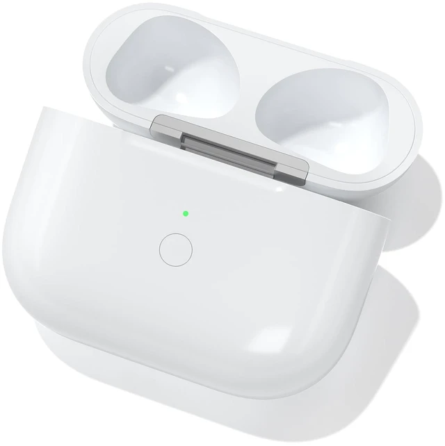 Main image of Replacement Charging Case for AirPods 3rd Gen (Not pro 3), L-Port Only Compatible with AirPod 3rd Gen with Bluetooth Pairing Sync Button (Not for Pro Mmodels), Earbuds Not Included (L-Port)