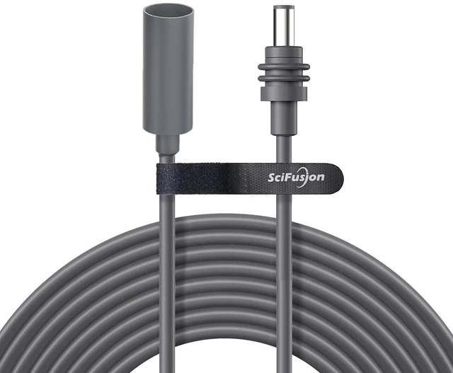 Main image of Starlink Mini Extension Cable 20FT (6M), Waterproof DC5521 Male to Female Power Cord, 18AWG DC Extension Cable, Starlink Mini Power Cable for Outdoor, RV, Roof, Accessories