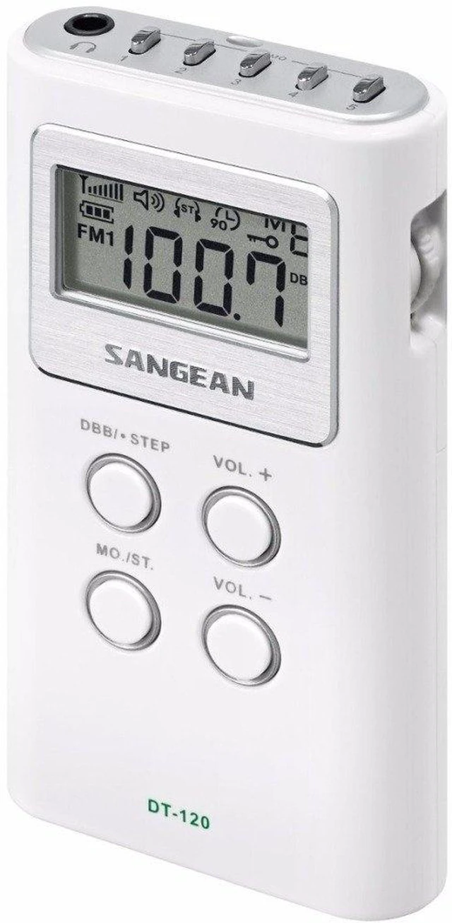 Main image of America, Inc. dt-120-white DT-120 AM/FM Stereo PLL Synthesized Pocket Receiver
