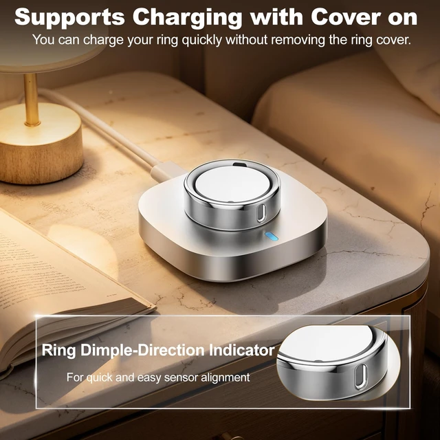 Alt view image 3 of 7 - 4 Pack Upgraded Ring Covers Compatible with Oura Ring Gen 4/Gen 3 Size 9 TPU Anti-Scratch Protector Accessories for Oura Ring 4/3 Cover Jacket for Women Men