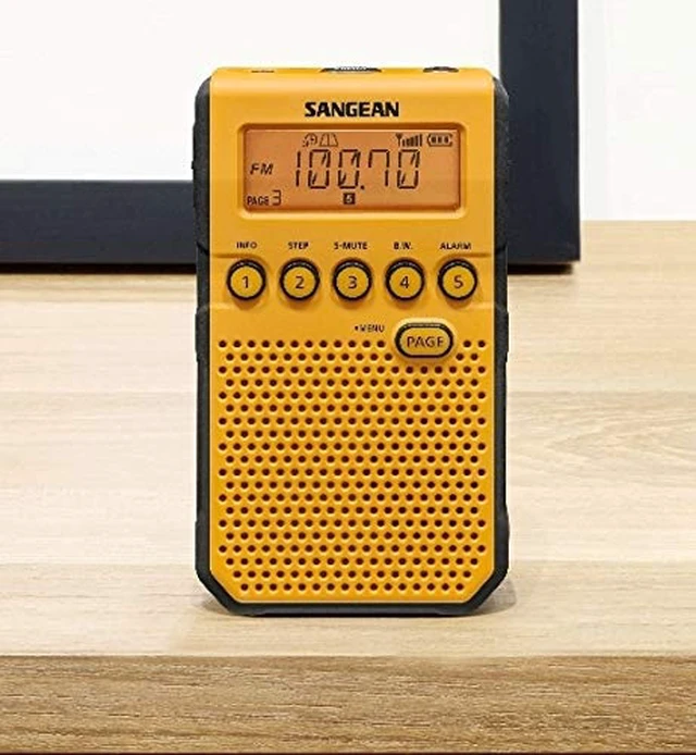 Alt view image 7 of 7 - DT-800YL NOAA Weather Alert Pocket Radio, AM/FM, Yellow