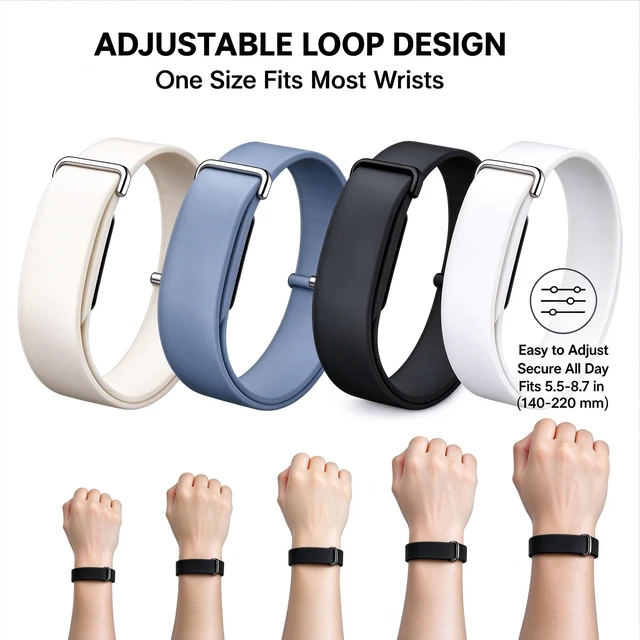 Alt view image 3 of 7 - 2 Pack Band for Google Fitbit Air Silicone Adjustable Replacement Strap Metal Buckle,Stretchy Elastic Sport Strap, Wristband for Women and Men