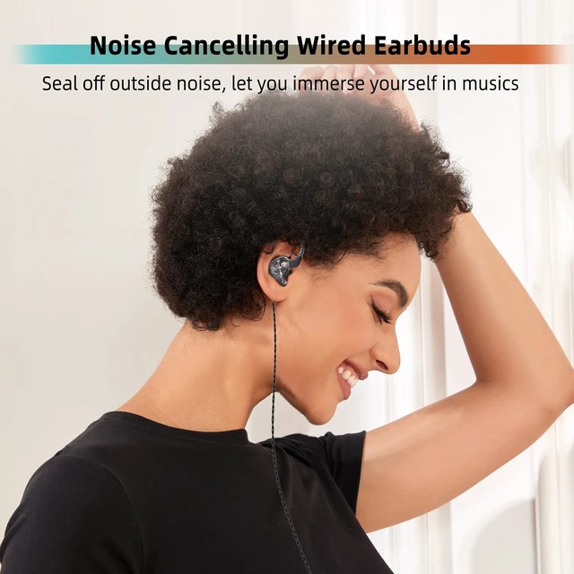 Alt view image 7 of 7 - CCZ DC01 Pro USB C Headphones Wired Type-C in Ear Monitor Headphone, Professional USB C Wired Earbuds Super Bass Gaming IEMS with 1DD Patent Ear fin Ear tips for Singer Musician (Black, USBC-With Mic)