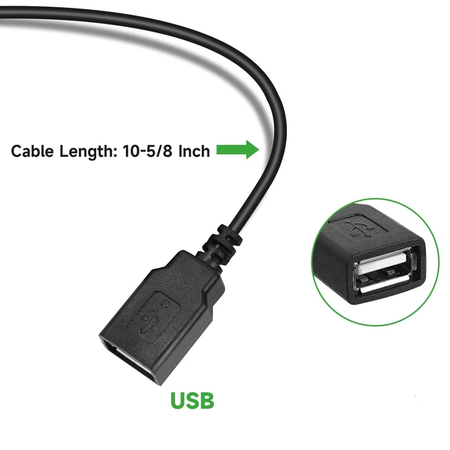 Alt view image 2 of 7 - 2-Pack 12V 24V DC to 5V 3A USB Female DC Converter Adapter Buck Module