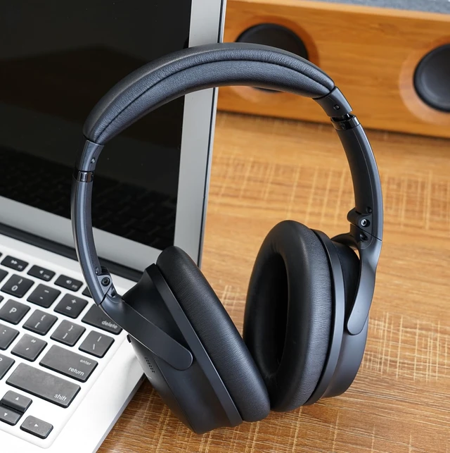Alt view image 6 of 7 - Ear Pads Replacement for Bose QC45 & QC SE & QC Wireless - Black for (QuietComfort 45/Quiet Comfort SE/Quiet Comfort Wireless) Over-Ear Headphones - Premium Protein Leather