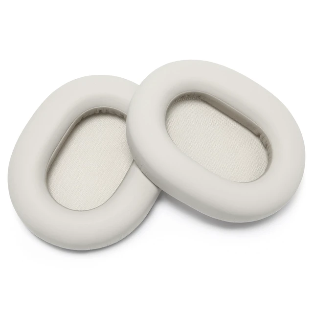 Alt view image 7 of 7 - PadZ XM5 - Premium Replacement Earpads Compatible with Sony WH-1000XM5 Made by Wicked Cushions Soft PU Leather, Extra Thick, Noise-Isolating Memory Foam Silver