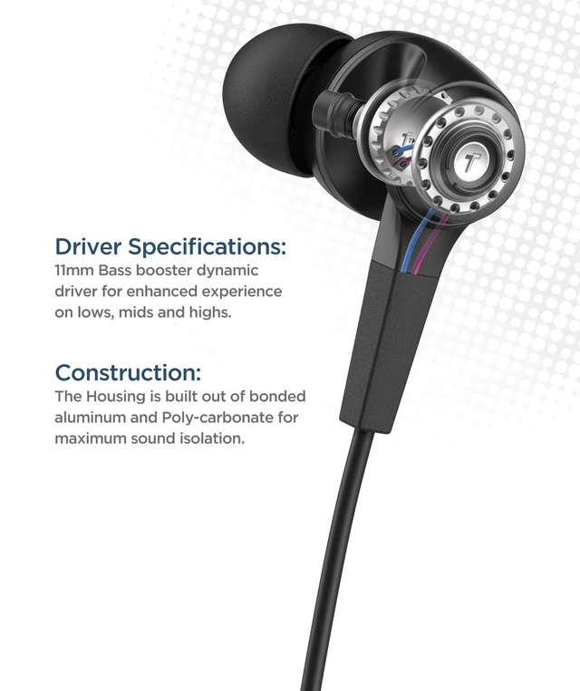 Alt view image 2 of 6 - iPhone Earphones (Apple MFi Certified) V120 in Ear Wired Lightning Earbuds (Sweat/Water Resistant) Headphones with Mic/Volume Remote for iPhone 12/13/14 Pro Max - Black