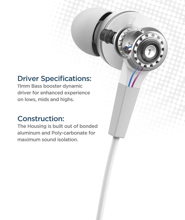 Alt view image 2 of 6 - iPhone Earphones (Apple MFi Certified) V120 in Ear Wired Lightning Earbuds (Sweat/Water Resistant) Headphones with Mic/Volume Remote for iPhone 12/13/14 Pro Max - White