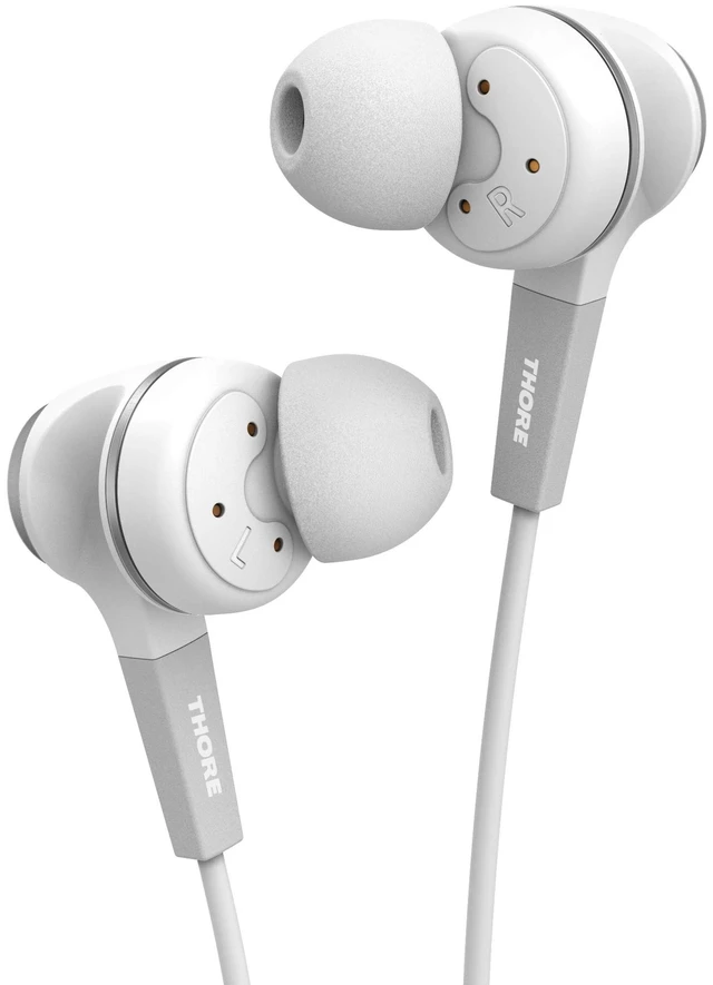 Alt view image 6 of 6 - iPhone Earphones (Apple MFi Certified) V120 in Ear Wired Lightning Earbuds (Sweat/Water Resistant) Headphones with Mic/Volume Remote for iPhone 12/13/14 Pro Max - White