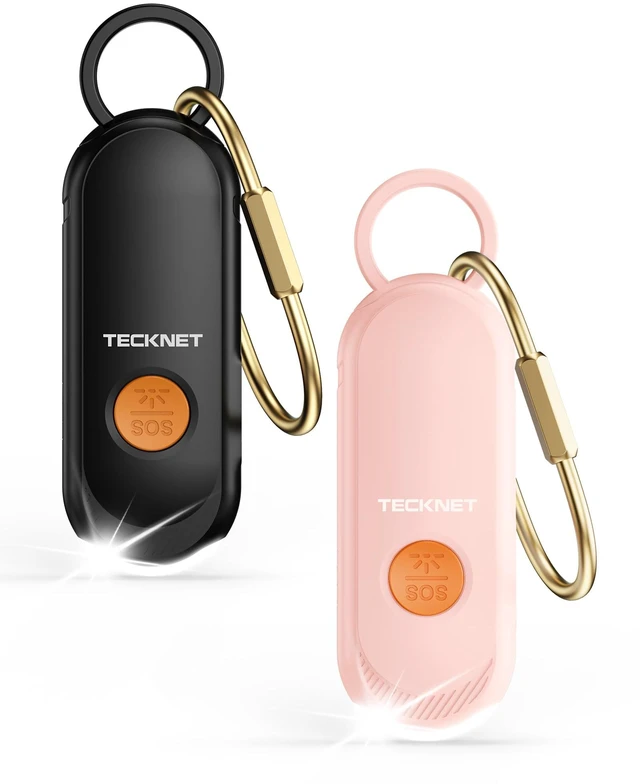 Main image of Personal Safety Alarm, 130dB Rechargeable Alarm Keychain with LED Flashlight, Apple Find My Bluetooth Tracker, Safe Self Defense Alarm Emergency SOS for Women Students & Night Running