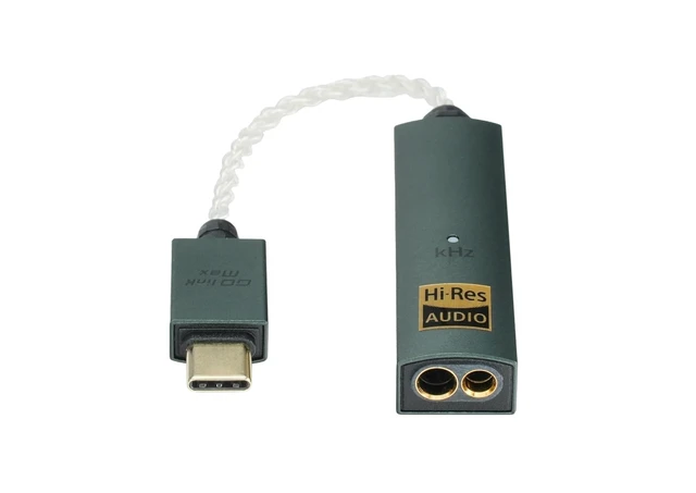 Alt view image 2 of 7 - Audio Go Link Max - Portable Headphone Amp/DAC Dongle USB-C to 3.5/4.4mm - Plug and Play Hi-res Audio with Dynamic Range Enhancement - PCM 384kHz/DSD256