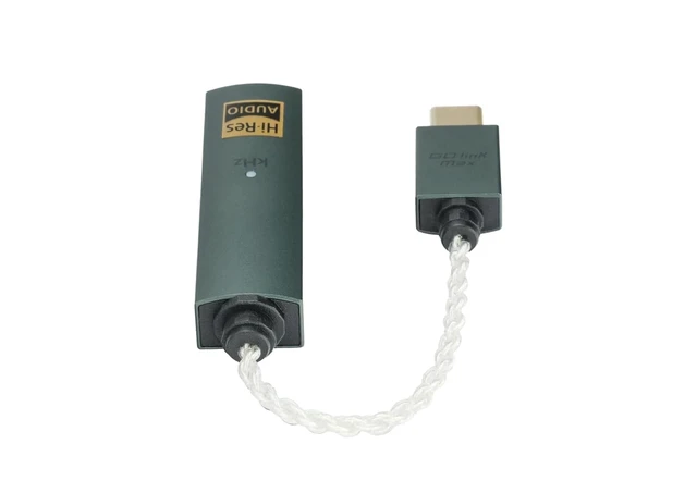 Alt view image 3 of 7 - Audio Go Link Max - Portable Headphone Amp/DAC Dongle USB-C to 3.5/4.4mm - Plug and Play Hi-res Audio with Dynamic Range Enhancement - PCM 384kHz/DSD256