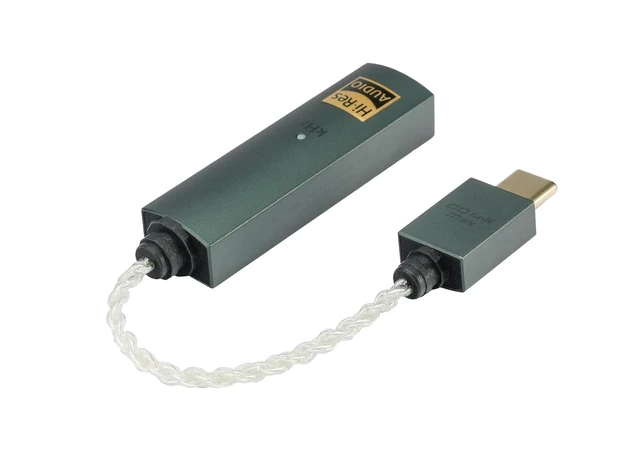 Alt view image 4 of 7 - Audio Go Link Max - Portable Headphone Amp/DAC Dongle USB-C to 3.5/4.4mm - Plug and Play Hi-res Audio with Dynamic Range Enhancement - PCM 384kHz/DSD256