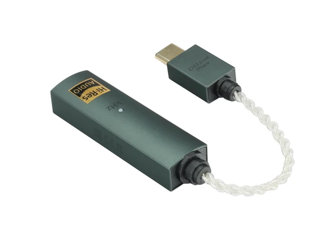 Alt view image 6 of 7 - Audio Go Link Max - Portable Headphone Amp/DAC Dongle USB-C to 3.5/4.4mm - Plug and Play Hi-res Audio with Dynamic Range Enhancement - PCM 384kHz/DSD256