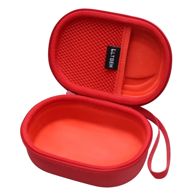 Alt view image 3 of 7 - Case for JBL Clip 5/4 Ultra-Portable Waterproof Bluetooth Speaker Red Hard Carrying Travel Case for JBL Clip 5/4 Ultra-Portable Waterproof Bluetooth Speaker