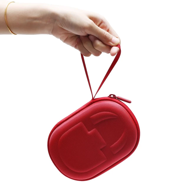 Alt view image 5 of 7 - Case for JBL Clip 5/4 Ultra-Portable Waterproof Bluetooth Speaker Red Hard Carrying Travel Case for JBL Clip 5/4 Ultra-Portable Waterproof Bluetooth Speaker