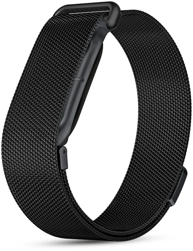 Main image of Magnetic Metal Mesh Band Compatible with Google Fitbit Air, Adjustable Stainless Steel Milanese Loop Replacement Strap for Men and Women