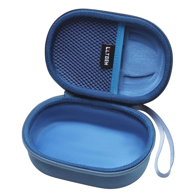 Alt view image 3 of 7 - Case for JBL Clip 5/4 Ultra-Portable Waterproof Bluetooth Speaker Blue Hard Carrying Travel Case for JBL Clip 5/4 Ultra-Portable Waterproof Bluetooth Speaker