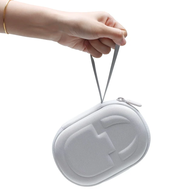 Alt view image 5 of 7 - Case for JBL Clip 5/4 Ultra-Portable Waterproof Bluetooth Speaker White Hard Carrying Travel Case for JBL Clip 5/4 Ultra-Portable Waterproof Bluetooth Speaker